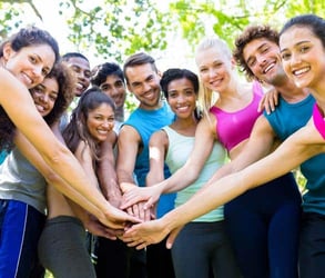 Photo of a coed sports team