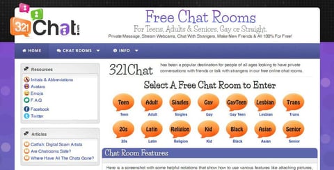 Dating chat rooms