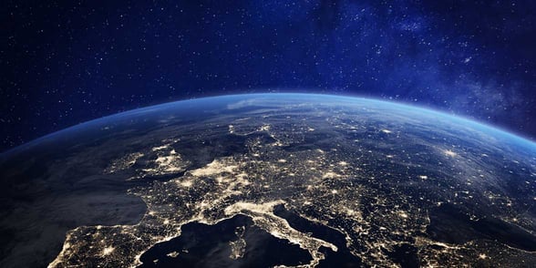 Photo of the Earth from space Photo of the Earth from space