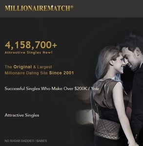 Screenshot of MillionaireMatch
