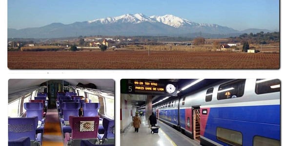 Photos from the Paris to Barcelona journey