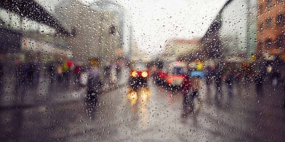 Photo of a rainy day Photo of a rainy day
