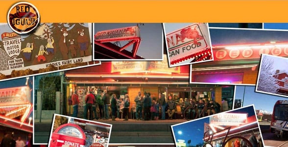 Screenshot from Red Iguana's website