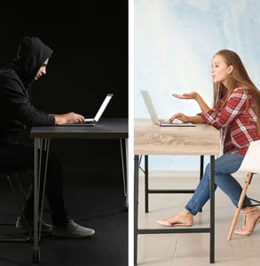 Photo of online catfishing