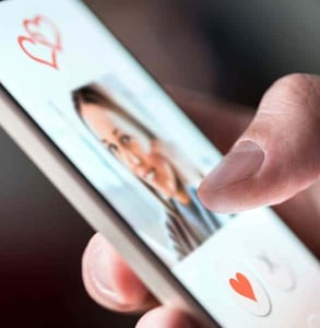 Photo of a dating app Photo of a dating app