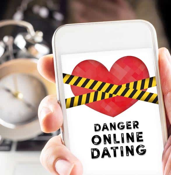 Photo of online dating dangers
