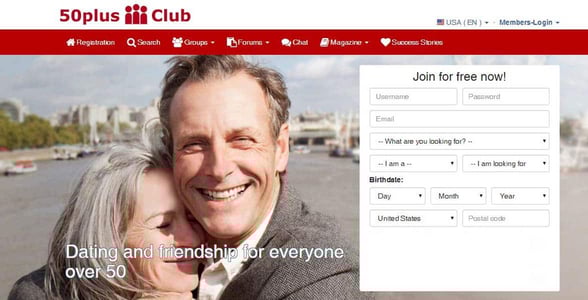 Screenshot of 50plus-Club