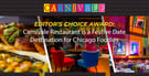 Editor’s Choice Award: Carnivale Restaurant is a Festive Date Destination for Chicago Foodies