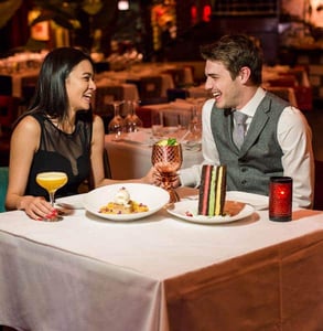 Photo of a couple at Carnivale
