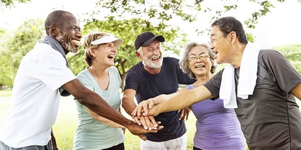 Photo of seniors exercising