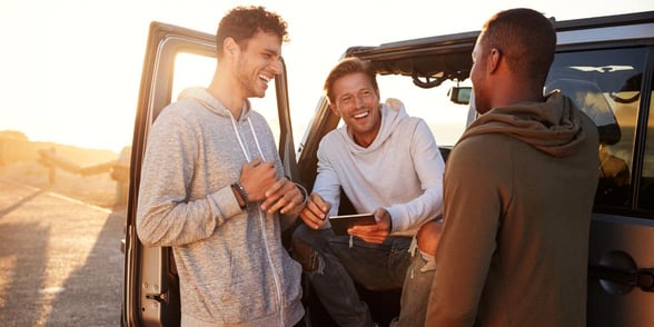 Photo of male friends