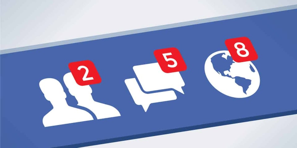 Graphique des notifications Facebook