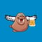 The Flying Walrus Logo