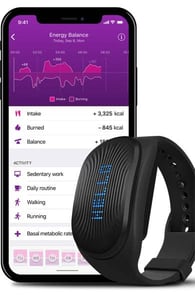 Photo of the GoBe and HEALBE app Photo of the GoBe and HEALBE app