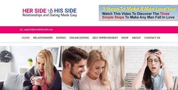Screenshot of HerSideHisSide.com