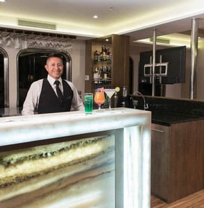 Photo of the Origin's bar