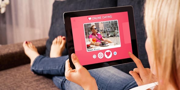 Photo of a woman on a dating site