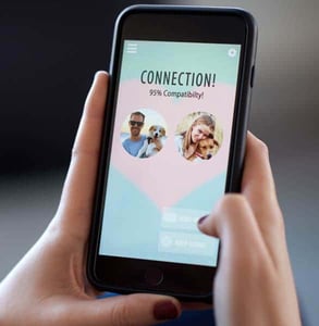 Photo of a dating app Photo of a dating app