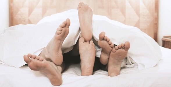 Photo of a threesome Photo of a threesome