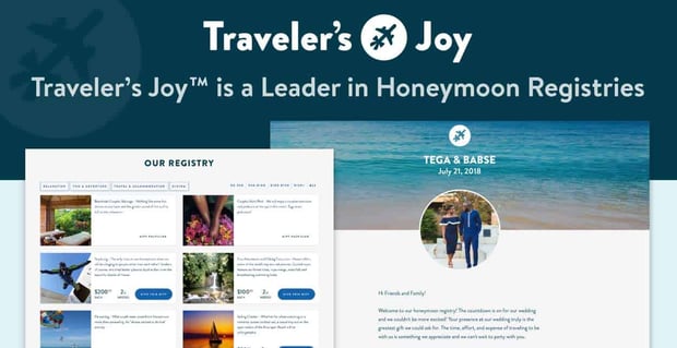 Travelers Joy A Leader In Honeymoon Registries