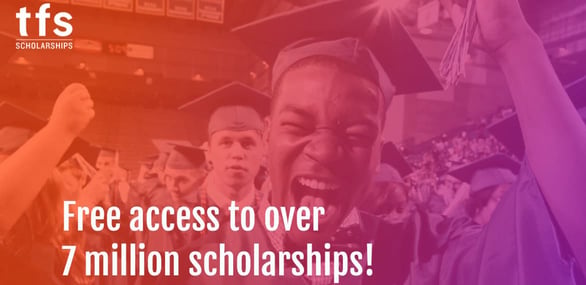 Screenshot of TFS Scholarships website