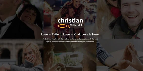Screenshot of ChristianMingle