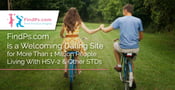 FindPs.com is a Welcoming Dating Site for More Than 1 Million People Living With HSV-2 &amp; Other STDs