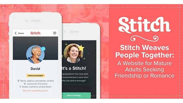 Screenshot of Stitch dating platform