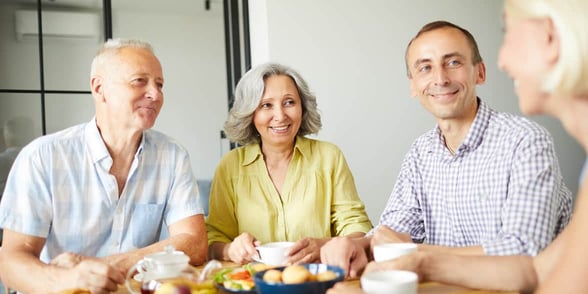 Photo of senior friends