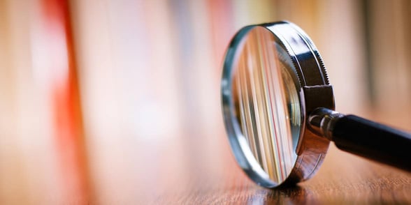 Photo of magnifying glass Photo of magnifying glass
