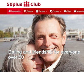 Screenshot of 50plus-Club