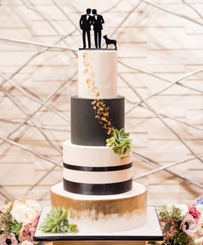 Photo of Sweet Cheeks Baking Company wedding cake