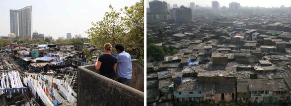 Photos of the Dharavi slum in Mumbai