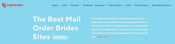 Screenshot of BrightBrides.net