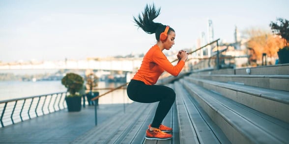 Photo of woman exercising