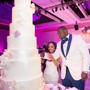 Photo of Sweet Cheeks Baking Company wedding cake