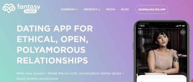 Fantasy Match homepage