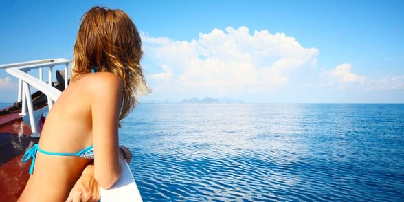 Photo of woman on a cruise