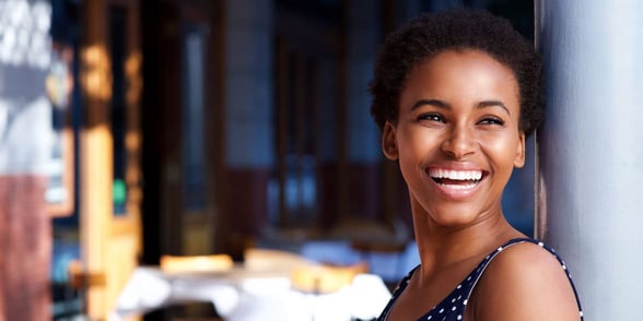 Photo of smiling woman