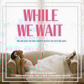 While We Wait podcast ad