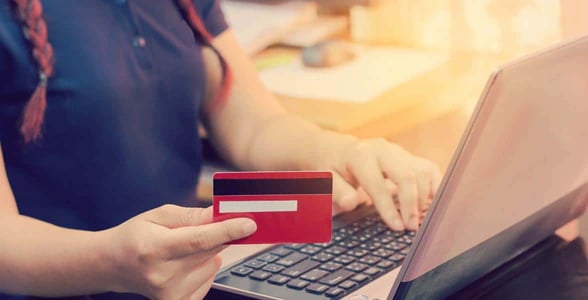 Photo of an online payment