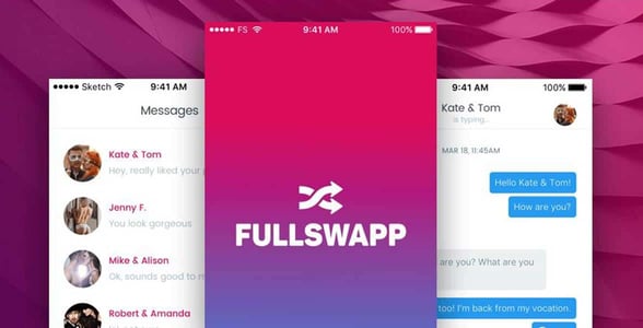 Screenshots of FULLSWAPP