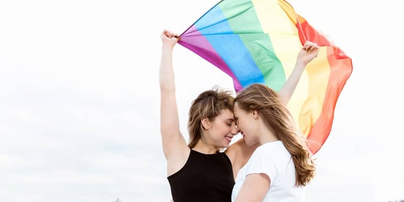 Photo of lesbian couple Photo of lesbian couple