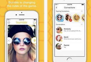 Screenshots of Bumble Screenshots of Bumble