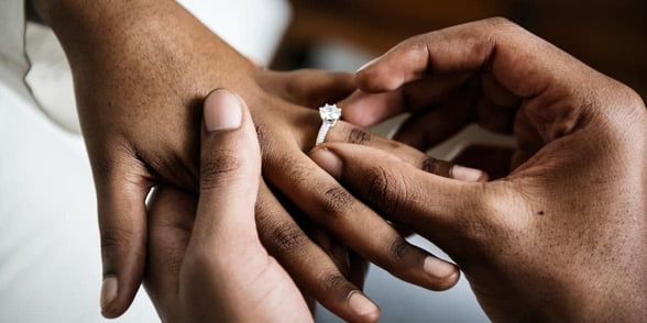 Photo of engagement ring Photo of engagement ring