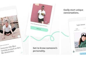 Screenshots of Hinge