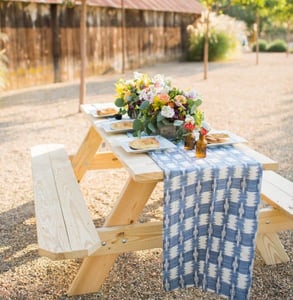 Photo of a picnic table