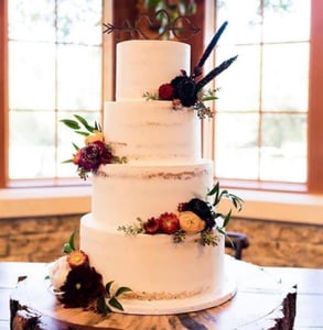 Photo of a wedding cake