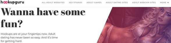 Screenshot of Hookup Guru