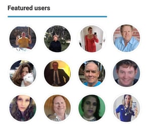 Screenshot of TrueLDS featured users
